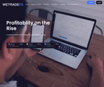 Wetradeuearn.com(WeTradeFX) Screenshot