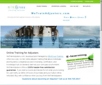 Wetrainadjusters.com(Insurance Adjuster Training) Screenshot