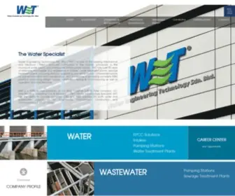 Wetsb.com(Wastewater Treatment Solution Company) Screenshot