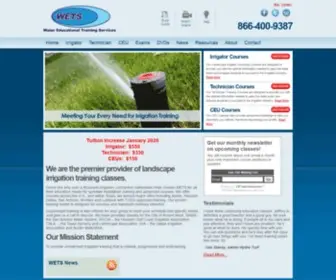 Wetscourses.com(WETS Courses) Screenshot