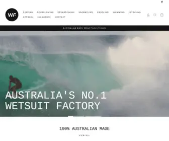 Wetsuitfactory.com(Wetsuit Factory) Screenshot