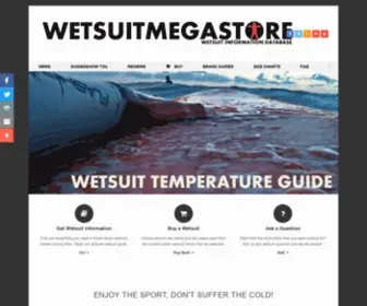 WetsuitmegaStore.com(WETSUIT MEGASTORE) Screenshot