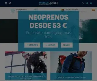 Wetsuitoutlet.es(Wetsuit Outlet) Screenshot