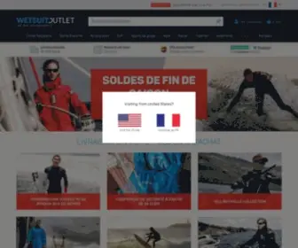 Wetsuitoutlet.fr(Wetsuit Outlet) Screenshot