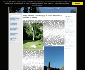 Wetter-Kressbronn.de(Private Wetterstation in Kressbronn am Bodensee) Screenshot