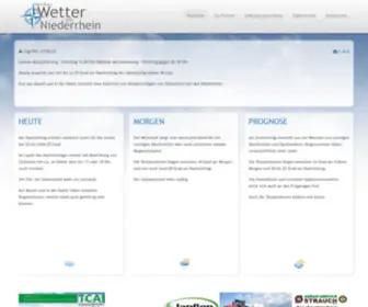 Wetter-Niederrhein.de(Wetter am Niederrhein) Screenshot
