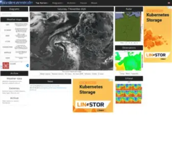 Wetter-Zentrale.de(Home page wetterzentrale.de) Screenshot