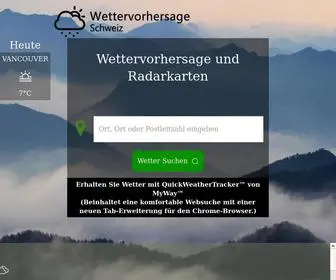 Wetterch.com(Wetter, Wettervorhersage, Wetter 7) Screenshot