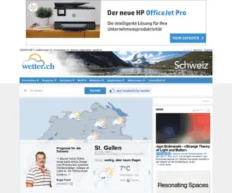 Wetter.ch(Wetteraussichten in der Schweiz) Screenshot