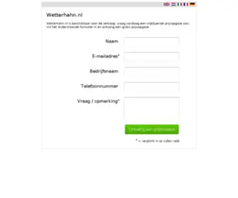 Wetterhahn.nl(Wetterhahn Been en Ondermode) Screenshot