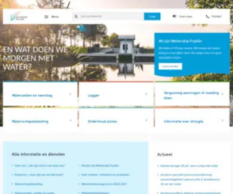 Wetterskipfryslan.nl(Fryslân) Screenshot