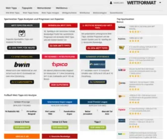Wettformat.com Screenshot