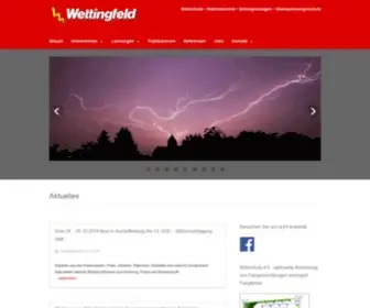 Wettingfeld.org(W. Wettingfeld GmbH & Co. KG) Screenshot