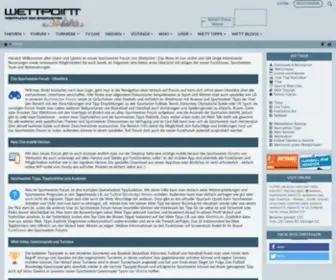 Wettpoint.com(Wettpoint Sportwetten Forum) Screenshot