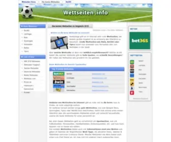 Wettseiten.info(Beste) Screenshot