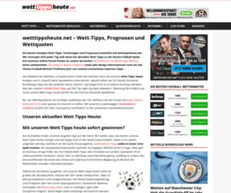 Wetttippsheute.net Screenshot