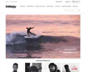 Wettywetsuit.com(Les Meilleurs Chaussons Néoprène Stylés) Screenshot