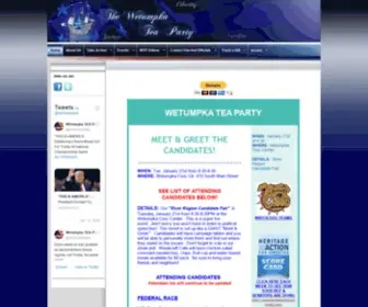 Wetumpkateaparty.com(Wetumpka Tea Party) Screenshot