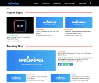 Wetwires.com(Just another WordPress site) Screenshot