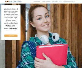 Weusemath.org(When will I use math) Screenshot