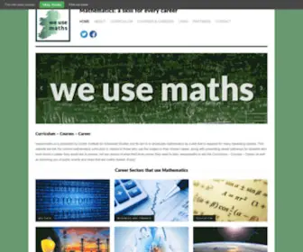 Weusemaths.ie(We Use Maths) Screenshot