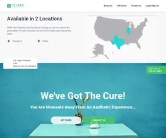 Wevegotthecure.com(Cure Cleaning) Screenshot