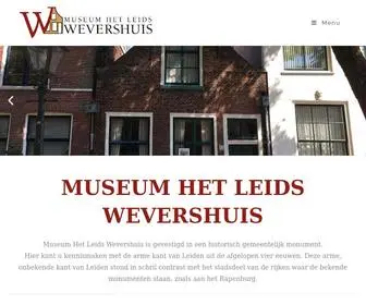 Wevershuis.nl(Over de andere kant van Leiden) Screenshot