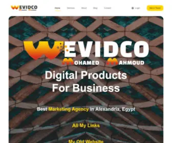 Wevidco.com(Mohamed Mahmoud Web Developer & Digital Marketer) Screenshot