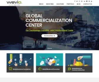 Wevio.com(Wevio is a global business development company which) Screenshot