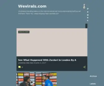 Wevirals.com(WeVirals) Screenshot