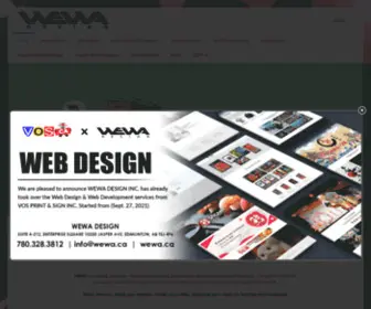 Wewa.ca(WEWA DESIGN) Screenshot