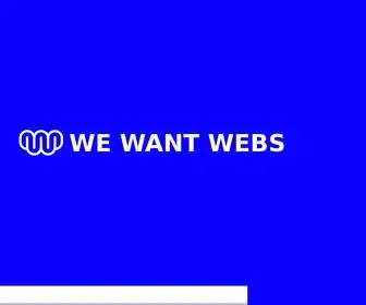 Wewantwebs.com(Discover fantastic websites to inspire) Screenshot