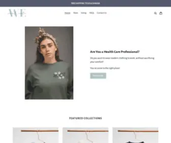 Wewearcare.com(We Wear Care) Screenshot