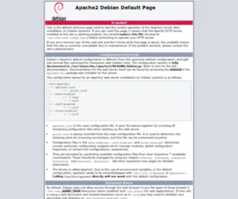 WEWeWE.com(Apache2 Debian Default Page) Screenshot