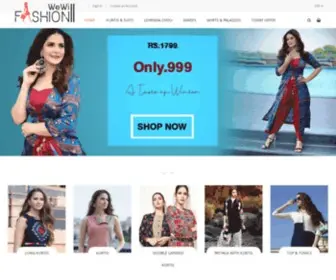 Wewillfashion.com(Online Shopping. Check out Best Deals in Women Ethnic Wear) Screenshot