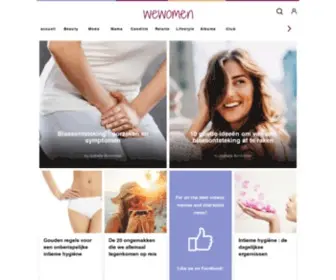 Wewomen.be(Het ultieme vrouwenblad online) Screenshot