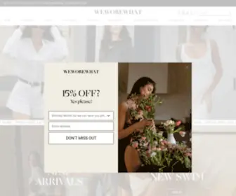 Weworewhat.com(Danielle Bernstein Shop) Screenshot