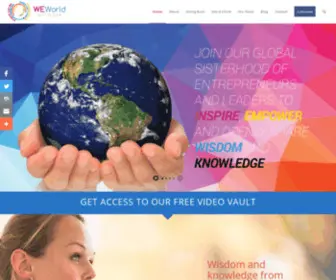 Weworldnet.com(A global community of top global and entrepreneurial minds) Screenshot