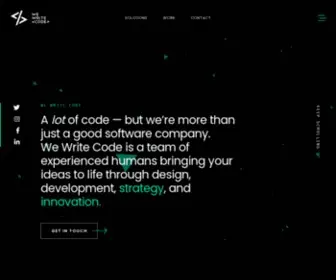 Wewritecode.com(We Write Code) Screenshot