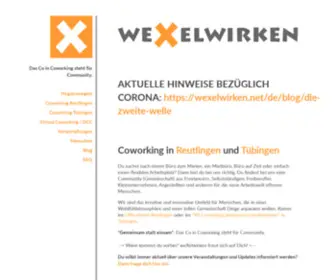 Wexelwirken.net(Gemeinschaft für modernes Leben) Screenshot