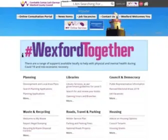 Wexfordcoco.ie(Wexford County Council) Screenshot