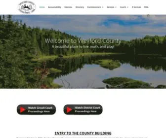 Wexfordcounty.org(Wexford County Michigan) Screenshot