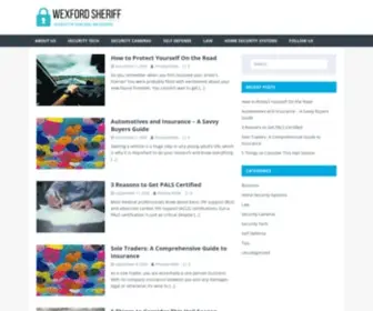 Wexfordsheriff.com(Wexford Sherrif) Screenshot