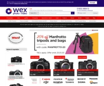 Wexphotographic.com(Wex Photo Video) Screenshot