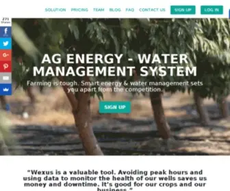 Wexusapp.com(Energy & Water Management) Screenshot