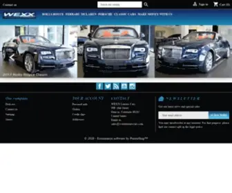 Wexxluxurycars.com(Wexxluxurycars) Screenshot