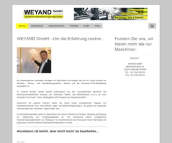 Weyand-GMBH.de(WEYAND GmbH) Screenshot