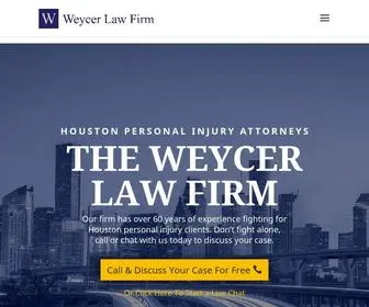 Weycerlawfirm.com(The Weycer Law Firm) Screenshot