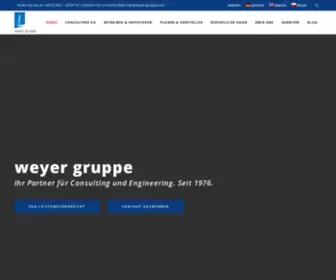 Weyer-Gruppe.com(Consulting und Engineering) Screenshot