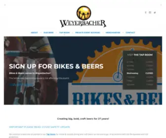 Weyerbacher.com Screenshot